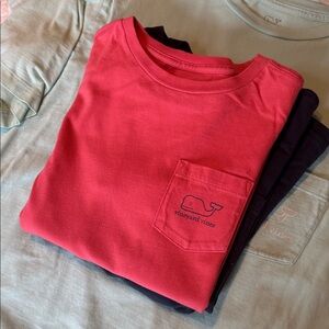Vineyard Vines Coral Short Sleeve Tee